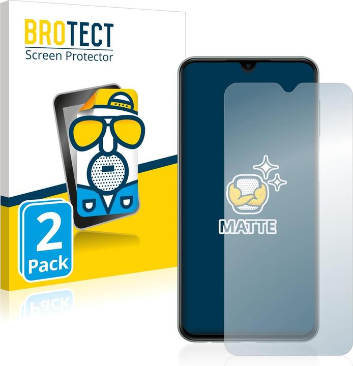 Produktbild BROTECT Entspiegelungs-Schutzfolie Displayschutz Matt (2 Stück, Samsung Galaxy M33)