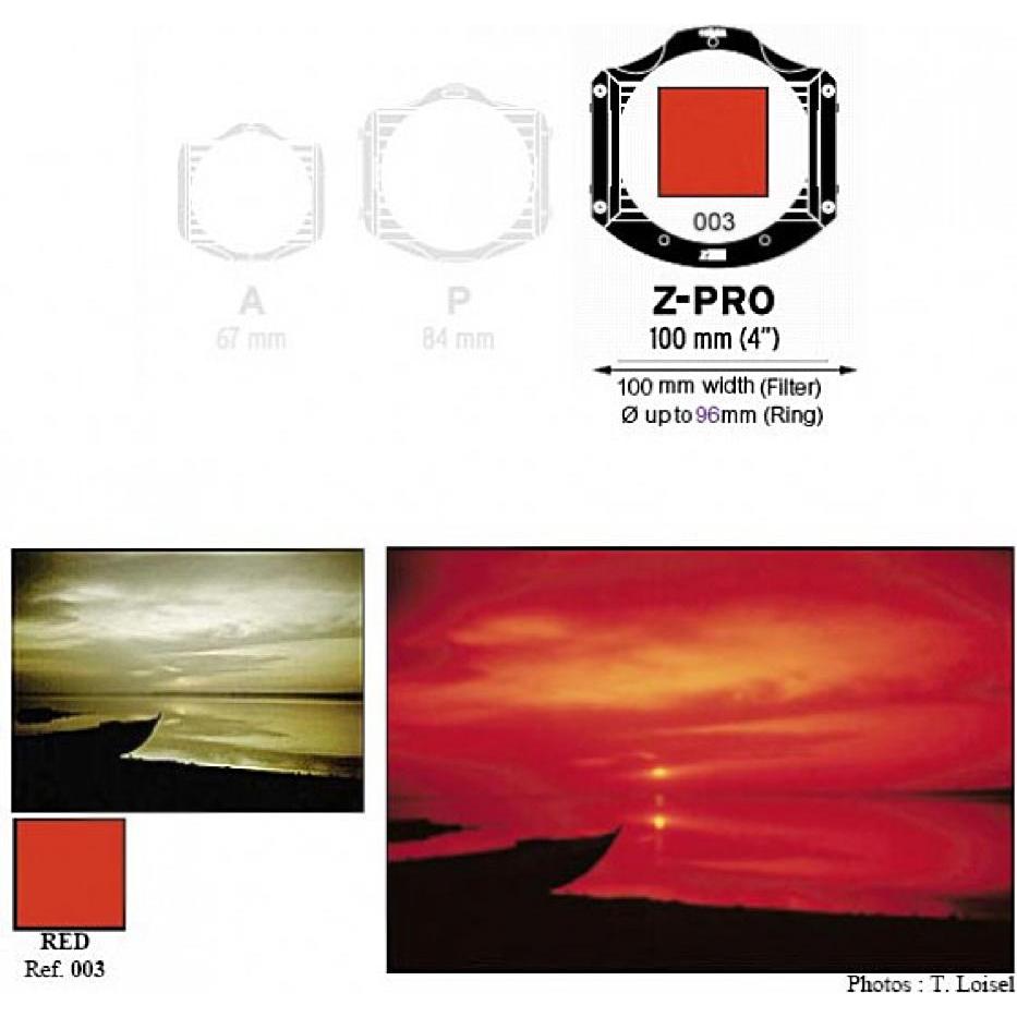 Cokin Z003 Rotfilter (96 mm, Farbfilter, 96 mm), Objektivfilter, Rot