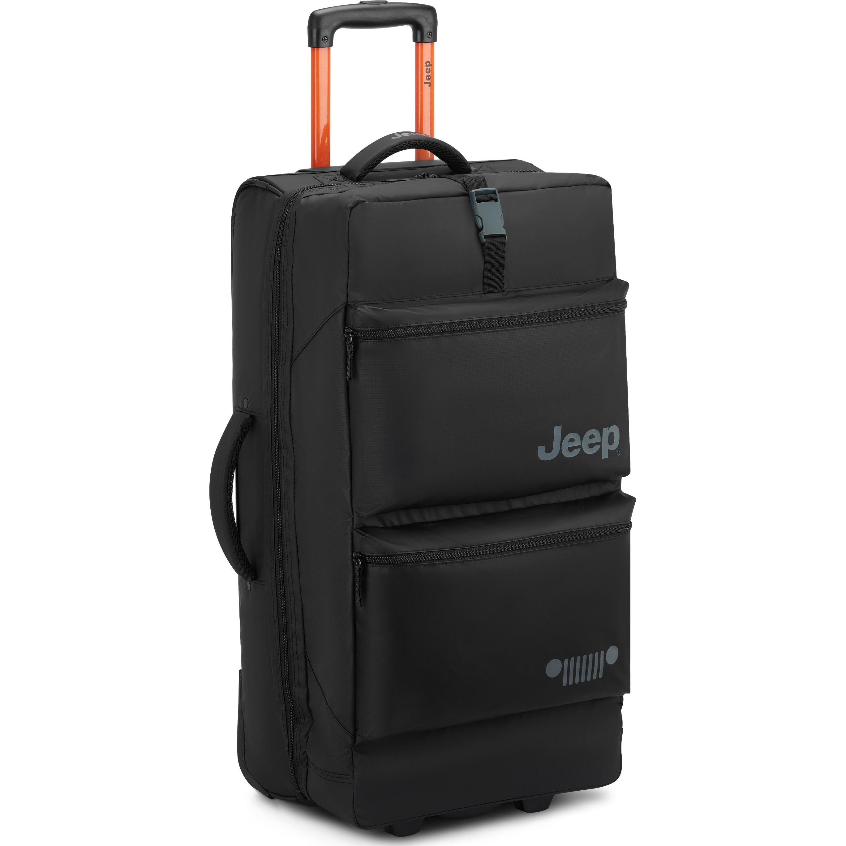 Delsey Unisex Nero Valigia, Jeep Js006b, (64 L)