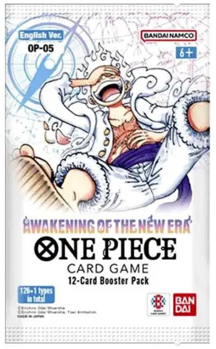 Actual product image One Piece Awakening of the new Era OP05 Booster Pack - Card Game - EN (English, Booster display)