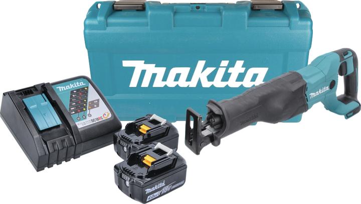 Immagine prodotto Makita DJR 186 RMK 18 V Seghetto diritto a batteria in valigetta da trasporto + 2x Batterie BL 1840