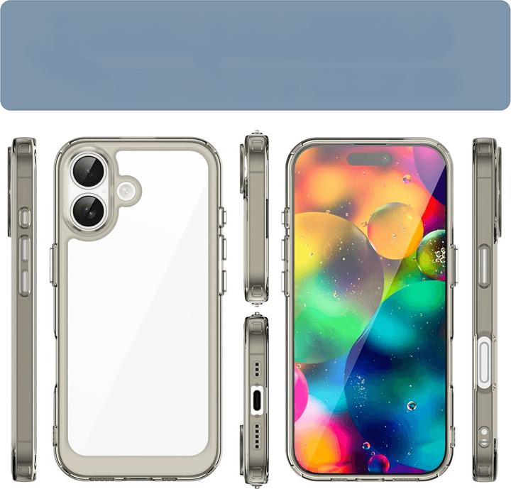 Actual product image Cover-Discount Schützende Acryl-Handyhülle mit erhöhtem Rand (Apple iPhone 17)