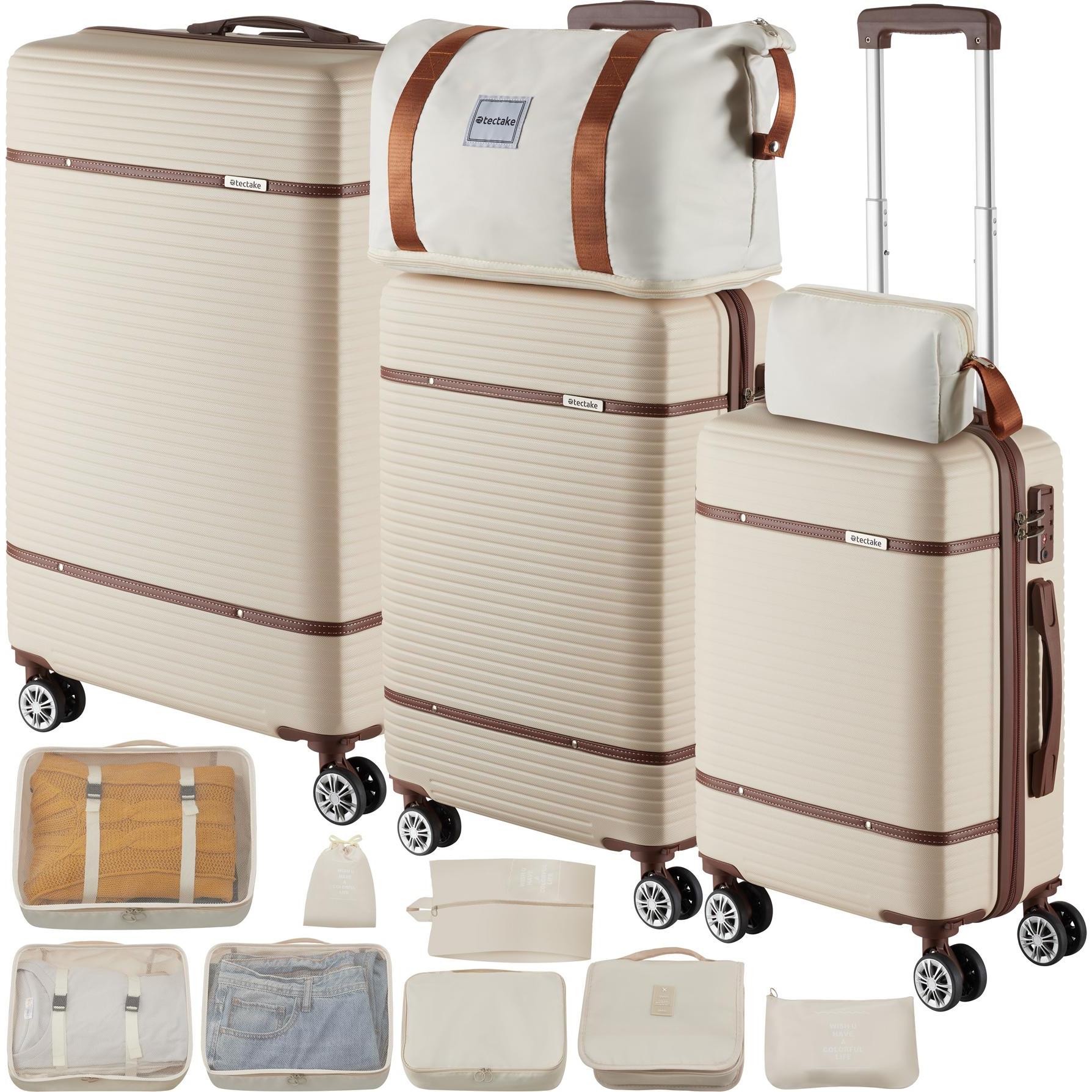 tectake Travel luggage set Madison, 13-piece, TSA lock Galaxus