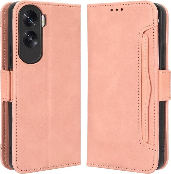 Actual product image Cover-Discount Honor 90 Lite - Case many card slots pink (Honor 90 Lite)