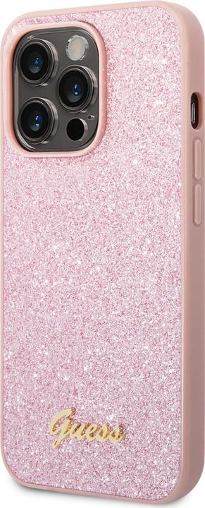 Image du produit Guess GUHCP14X4GMGPI iPhone 14 Pro Max 6,7" różowy/pink hardcase 4G Big Metal Logo (Apple iPhone 14 Pro Max)