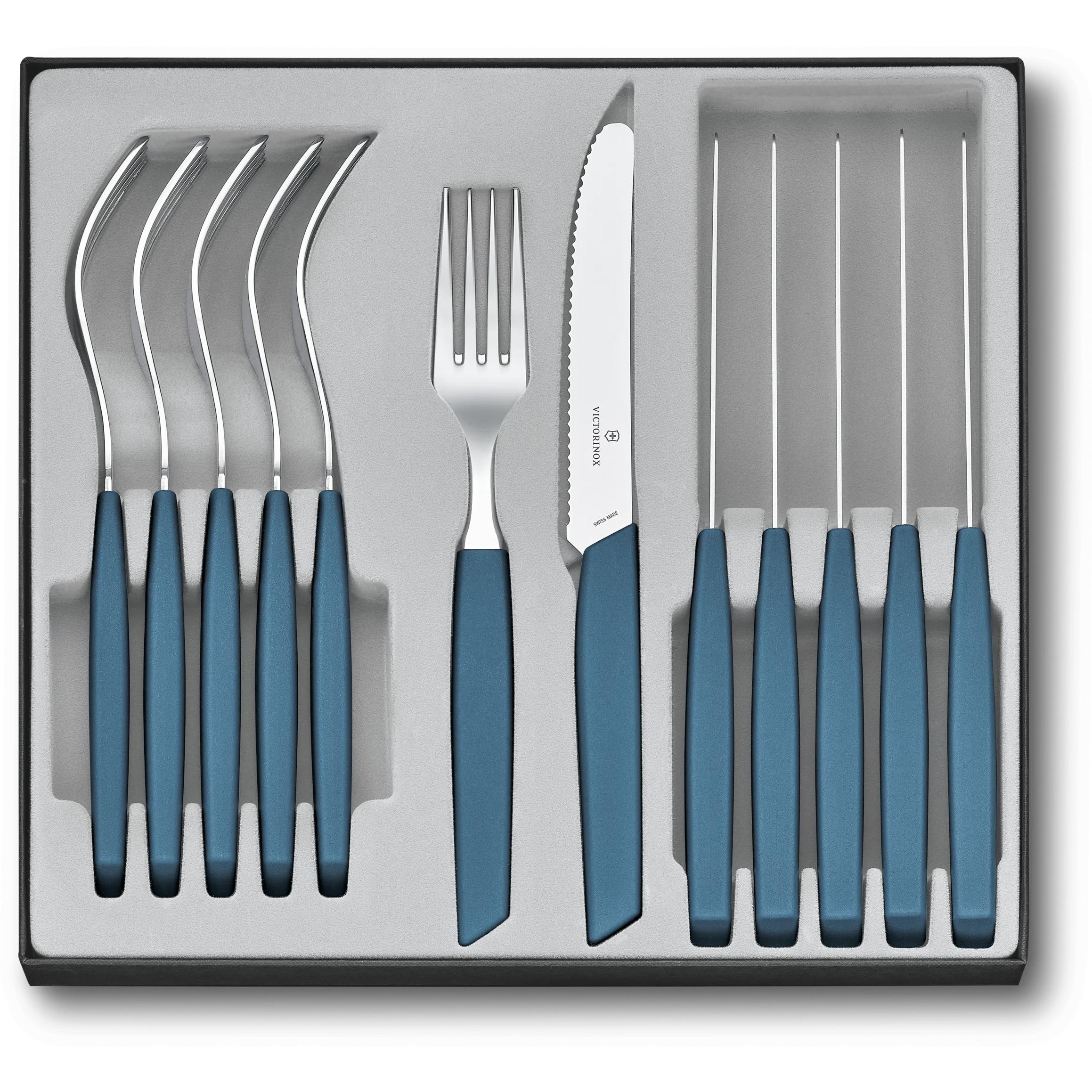 Victorinox Swiss Modern bestekset, Bestek, Blauw
