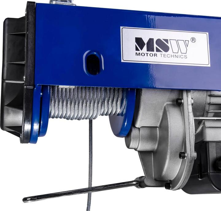 Produktbild MSW Seilwinde 990Kg Seilzug Elektrische Seilwinde Hebezug Winde Elektroweinde 230V