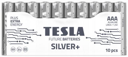 Tesla SILVER+ AAA BATTERIE 10 Stück (10 Stk., AAA)