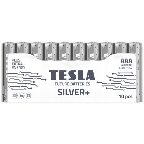 Tesla SILVER+ BATTERIA AAA 10 pezzi (10 pz., AA), Batterie + pile
