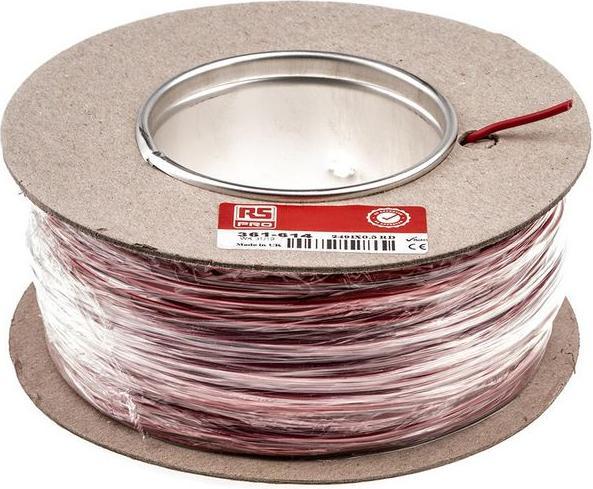 Produktbild RS PRO Aderleitung 0,5mm² rot (100 m)