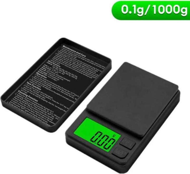 Actual product image Nikko Digitale Mini Präzisions-Taschenwaage 1000g, 0.1g Abstufung