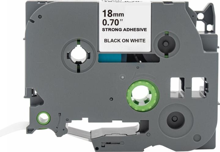 Produktbild Hermex Alternatives Etikettenband zu Brother TZe-S241 Beschriftungsband (1.80 cm, Weiss)