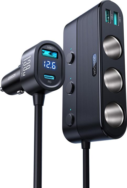 Produktbild Joyroom Car charger/adapter JR-CCL01 7in1 black