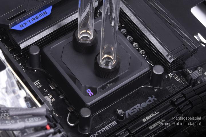 Produktbild Alphacool Eisblock XPX Aurora Edge CPU-Kühler - Messing Black Digital RGB