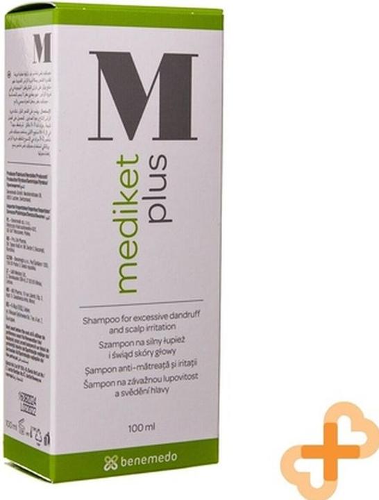 Image du produit Mediket Shampooing pour les cheveux secs et gras avec dandruff Plus (shampooing) - Volume : 100 ml (100 ml, Shampoing liquide)