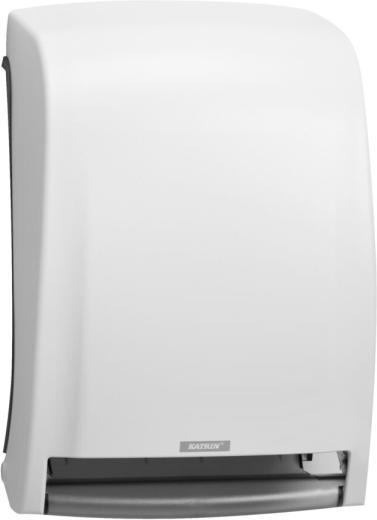 Produktbild Katrin Papierhandtuchspender Hybrid System 84739 weiss Kunststoff
