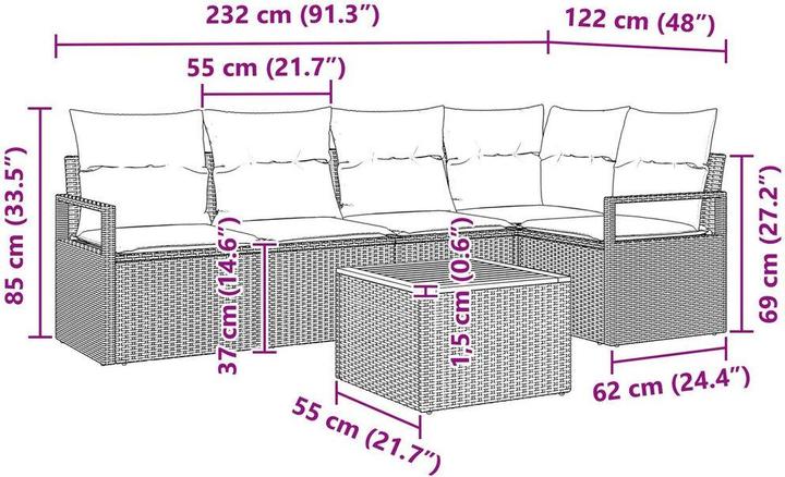 Produktbild vidaXL Caitlin