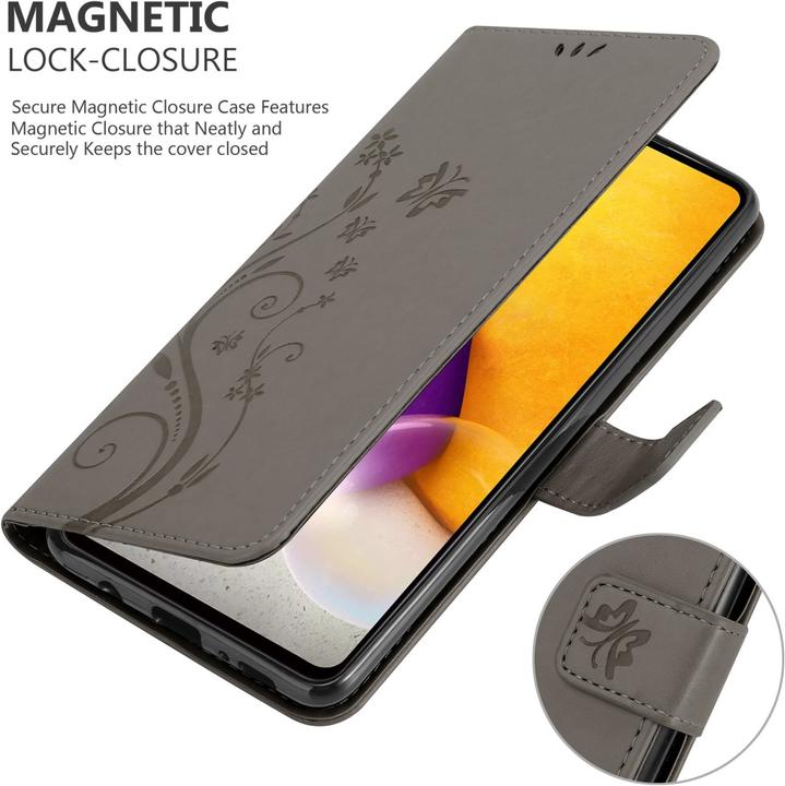 Image du produit Cadorabo Housse Flower Book pour Samsung Galaxy A73 5G (Samsung Galaxy A73 5G)