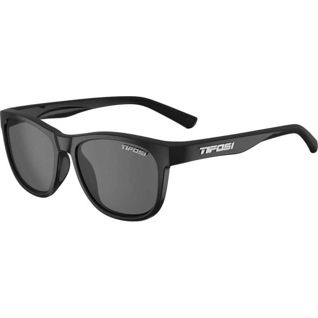 MGA, Sonnenbrille, Tifosi -Brille geschnittene polarisierte Satinschwarz (1 Rauchglas 15,4% Lichtübertragung) (neu)