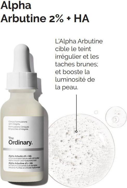 Produktbild The Ordinary Alpha Arbutin 2% + Hyaluronsäure (30 ml)