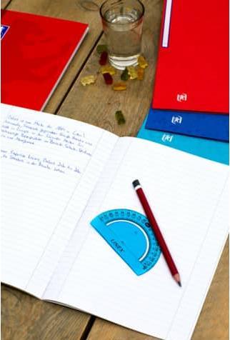 Actual product image Oxford Homework book (A5, Lined, Hardcover)