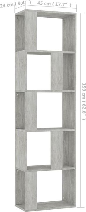 Actual product image VidaXL Jaycee (45 x 24 x 160 cm)