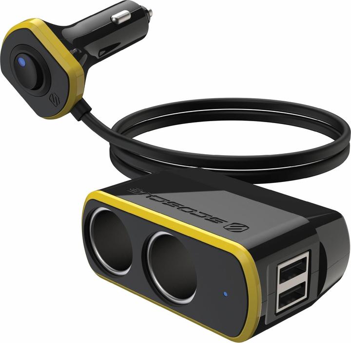 Actual product image Scosche DoubleUp Dual 12V Adapter - Practical extension to