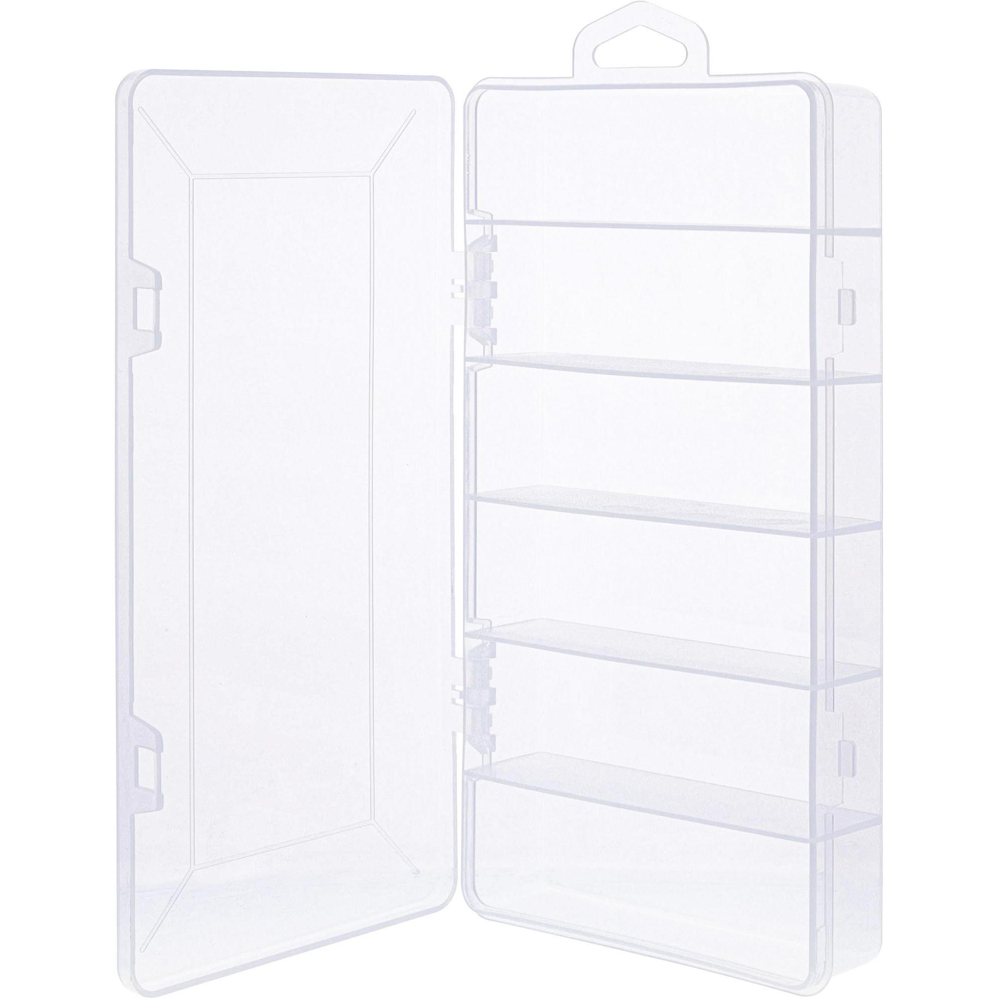 Thumbnail - InLine, Sortimentskasten, Kleinteilebox, 6 Fächer, Abmessungen: 206x107x33mm, weiss