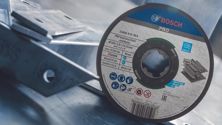 Productafbeelding Bosch Professional Zubehör Ø 125mm X-LOCK doorslijpschijf recht Expert voor InoxAS 46 T INOX BF 16 mm
