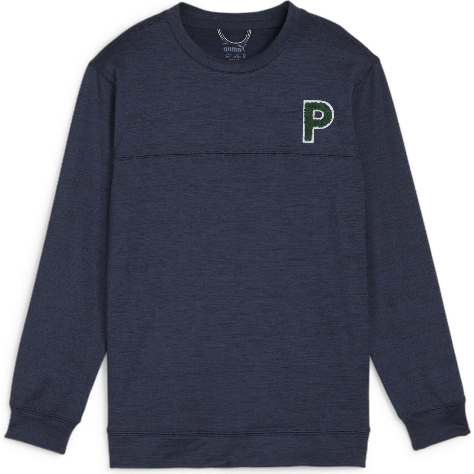 Puma, Jungen, Pullover, Boys Cloudspun Crewneck, Blau, (140)