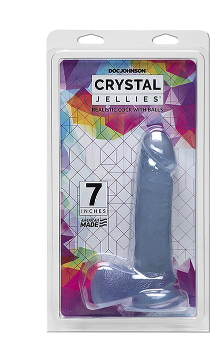 Actual product image Doc Johnson Realistic Cock with Balls