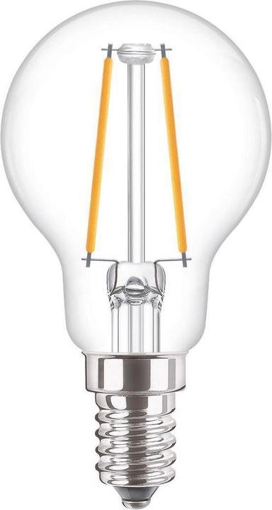 Actual product image Philips Professional Lamp CorePro LEDLusterv ND 2-25W P45 E14 827 CLG (E14, 250 W, 250 lm, 1 x, E)