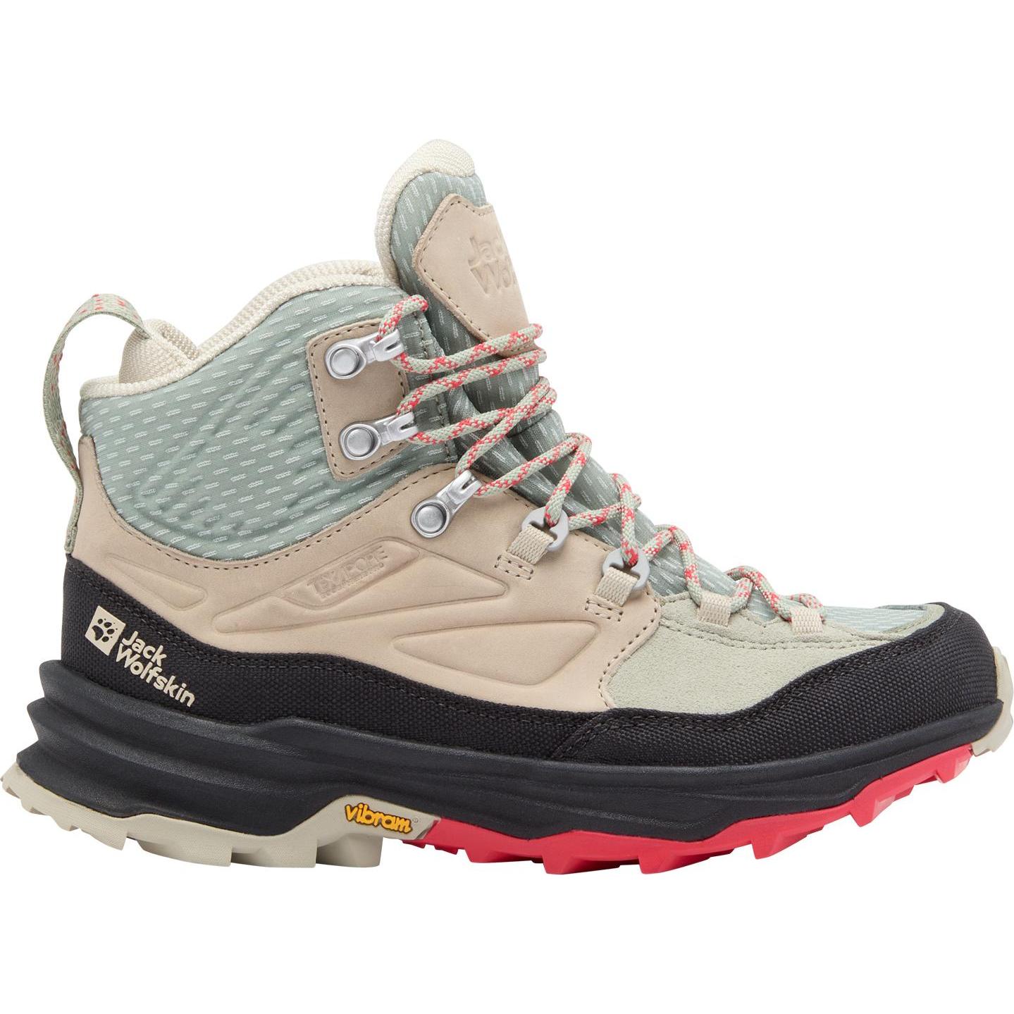 Jack Wolfskin, Damen, Wanderschuhe, Cyrox Texapore Mid W (43), Grün