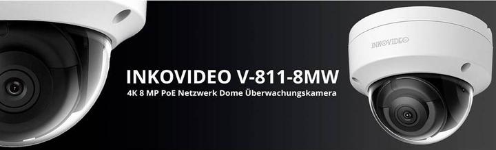 Actual product image Inkovideo V-811-8MW LAN IP Surveillance Camera 3840 x 2160 Pixel (3840 x 2160 pixels)