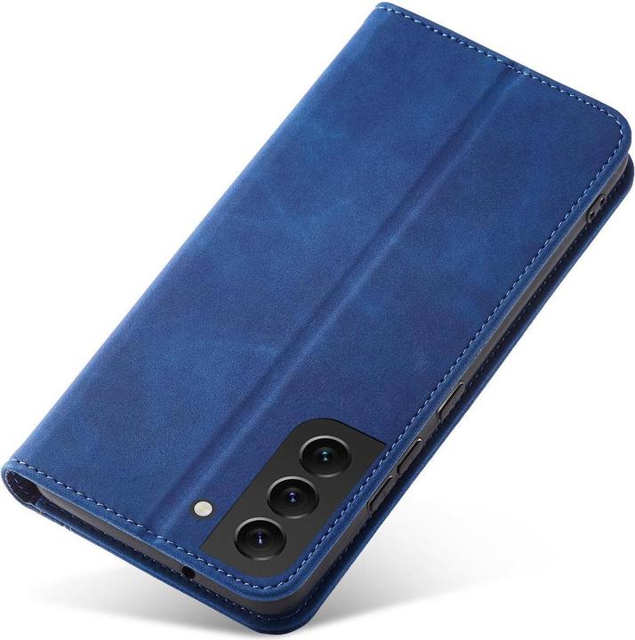 Actual product image Hurtel Magnet Fancy Case for Samsung Galaxy S23 Ultra Cover with Flip Wallet Stand Blue (Samsung Galaxy S23 Ultra)