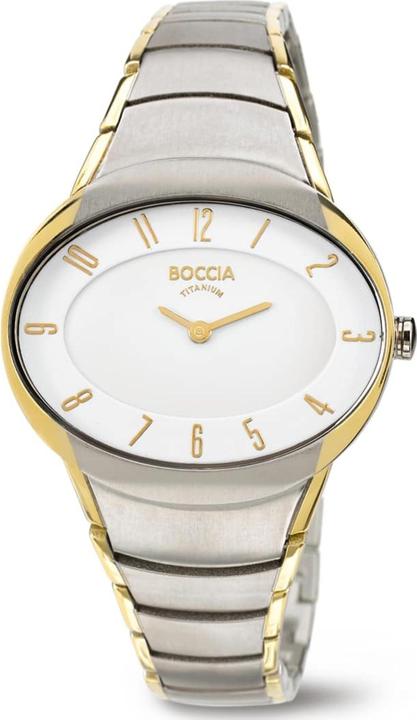 Image du produit Boccia 3165-11 Montre femme céramique titane 36mm 5ATM (Montre analogique, 36 mm)