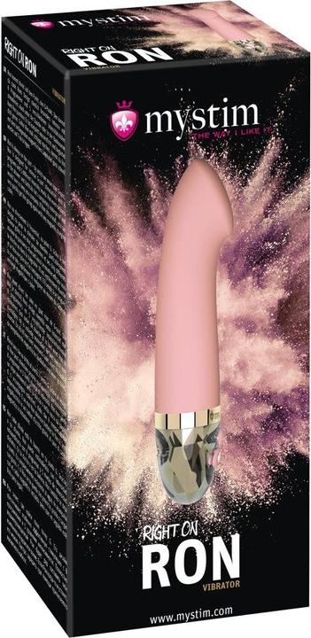 Productafbeelding Mystim Recht op Ron Vibrator roos