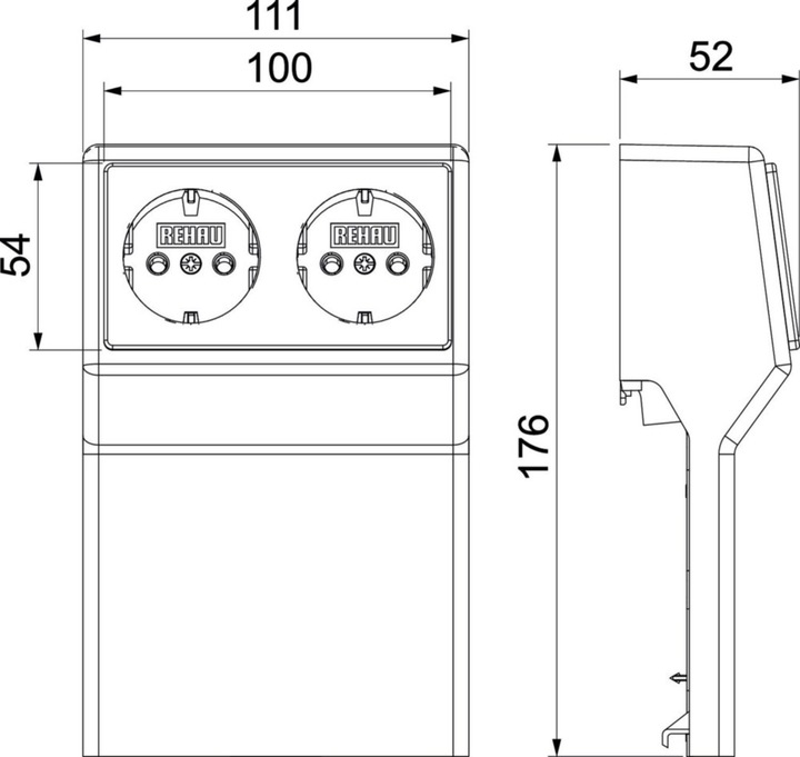 Produktbild Rehau SL Gerätetank (2 cm)