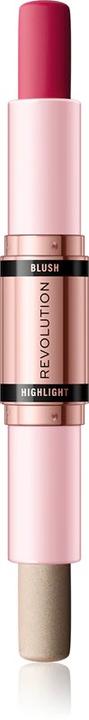Image du produit Makeup Revolution Blush & Highlight Stick (Mauve Glow)