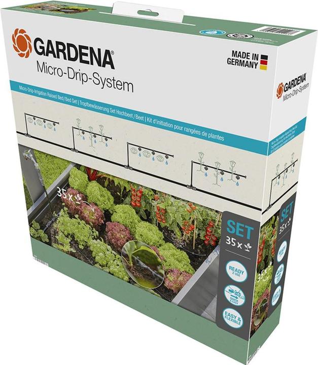 Gardena Micro-Drip-System Set Hochbeet/Beet (Tropfbewässerung Set)