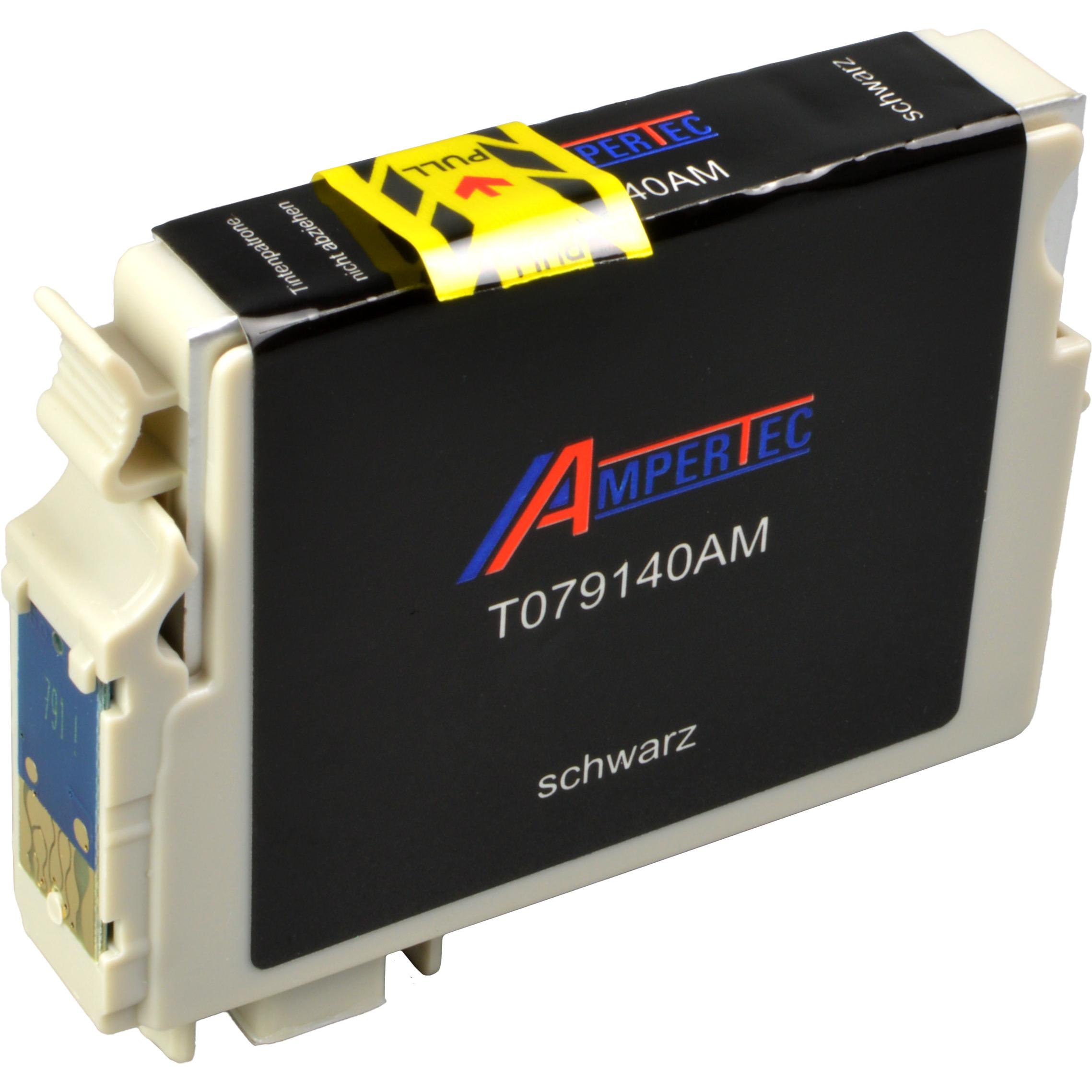 Ampertec, Druckerpatrone, Tinte ersetzt Epson C13T07914010 schwarz (BK)