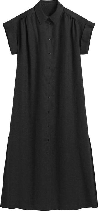 Image du produit La Redoute Collections Robe-blouse midi Signature en lin (S)