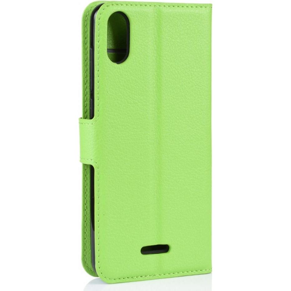 Thumbnail - Screenguard Wiko Y80 Leather Guard Lederhülle (Wiko Y80), Smartphone Hülle, Grün