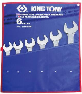 King Estuche de Llaves Combinadas 34-50mm - 6 Pzas