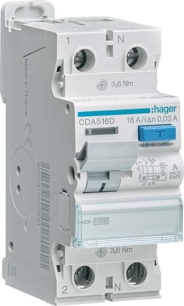 Actual product image Hager CDA516D