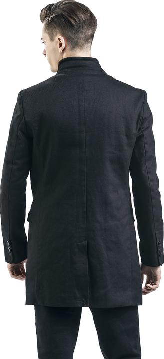 Actual product image Black Premium Coat einreihig