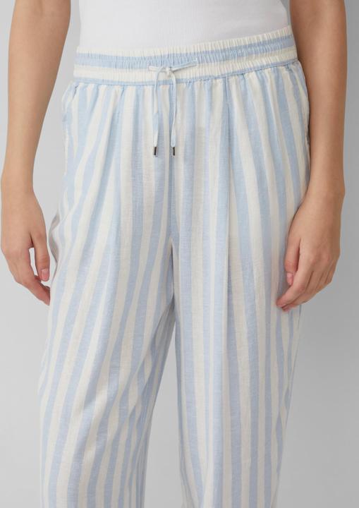 Image du produit S.Oliver Hose Leichte Leinenmix-Hose mit Elastikbund (46)