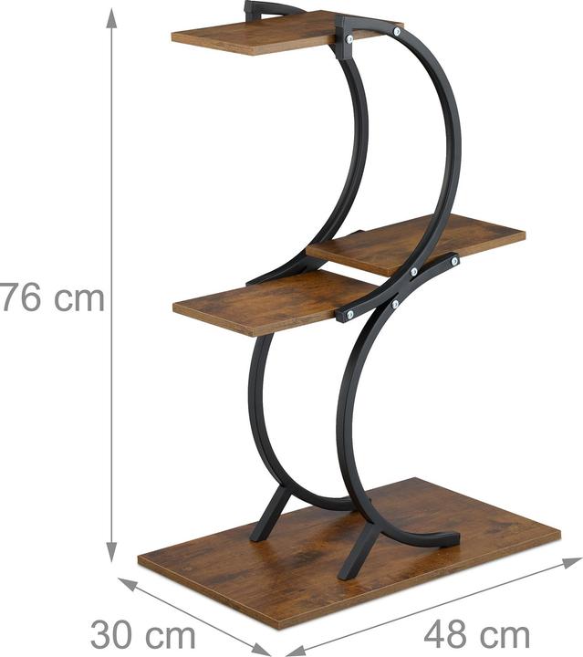 Produktbild Relaxdays Pflanzenständer Industrial Design