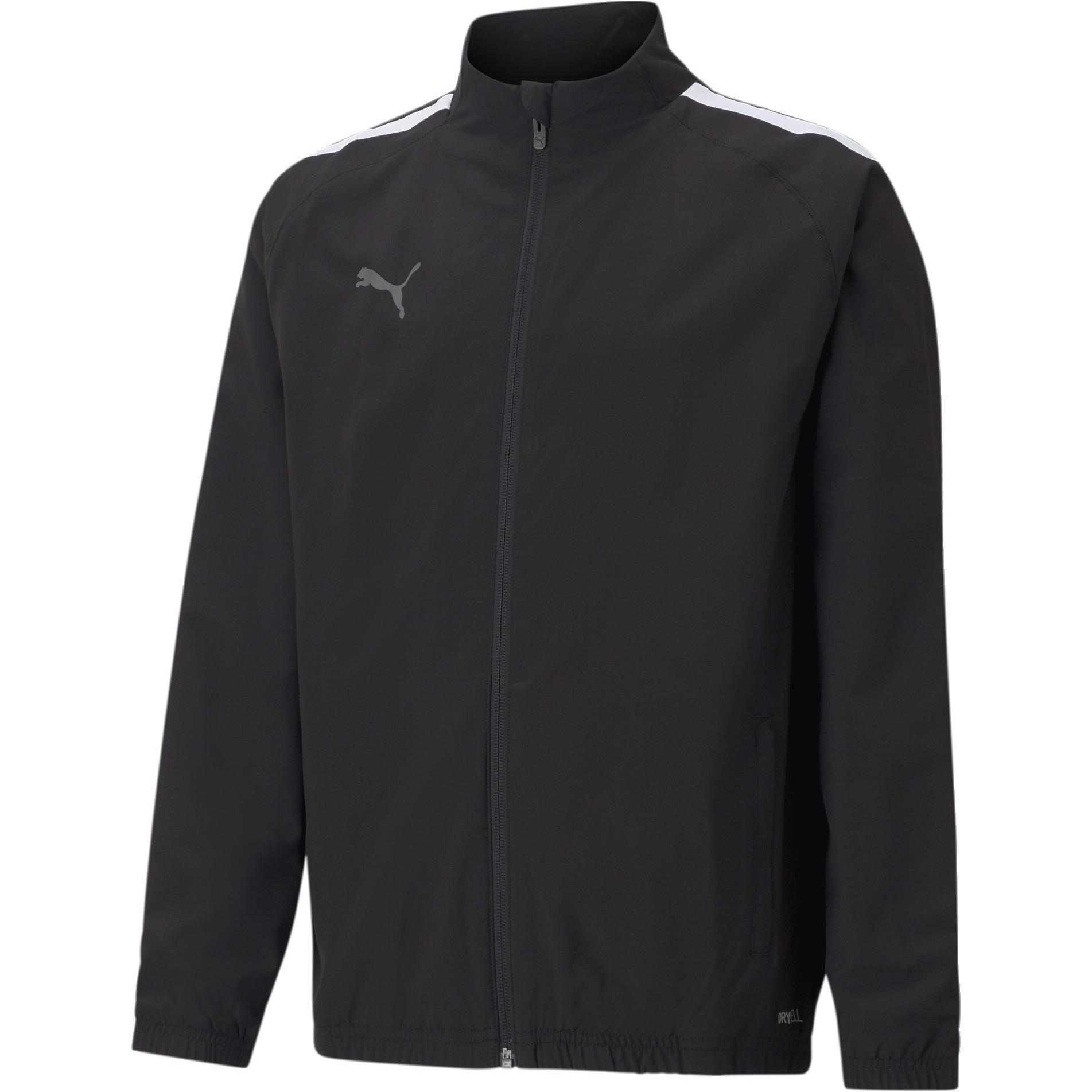 Puma, Unisex, Laufjacke, teamLIGA Sideline Jkt Jr-657260 (176), Schwarz, 176