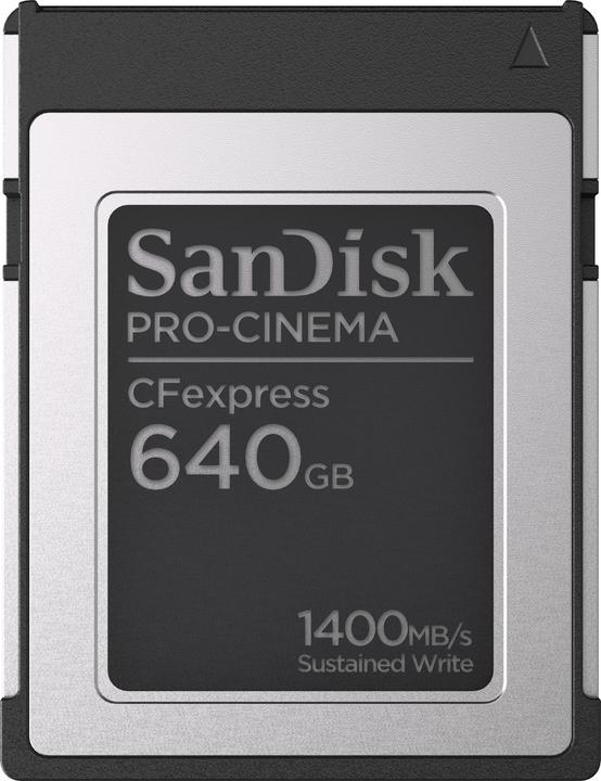 Actual product image SanDisk Professional PRO-CINEMA CFexpress Type B (640 GB, CFexpress type B)